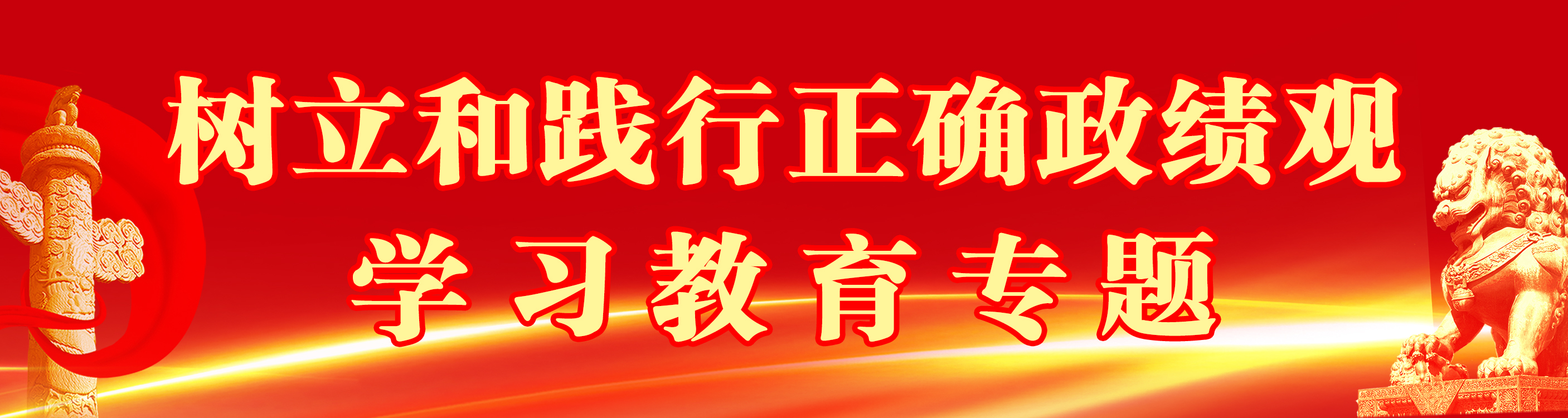 树立和践行正确政绩观学习教育专题